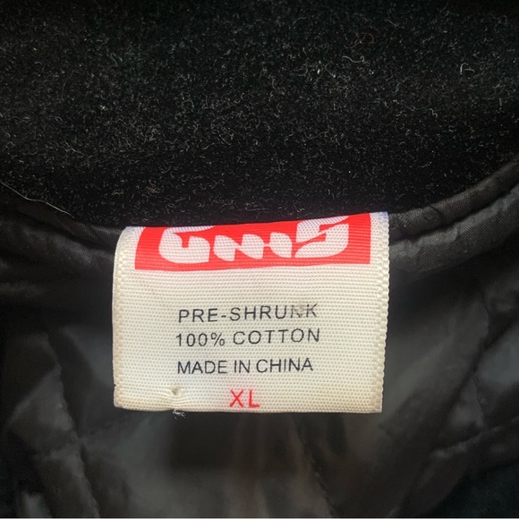 Vintage Japan embroidered velvet black bomber - Picture 5 of 5